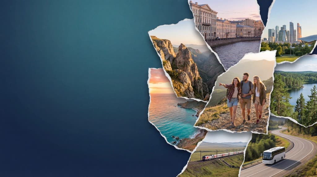 Коллаж направлений KRASKI.TRAVEL